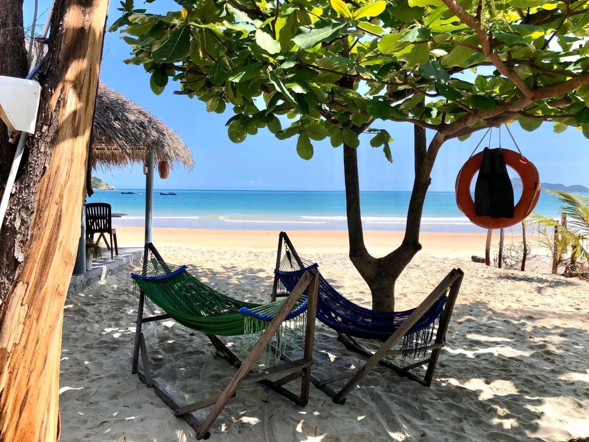 Robinson Beach Bungalow Vinh Hoa Buitenkant foto